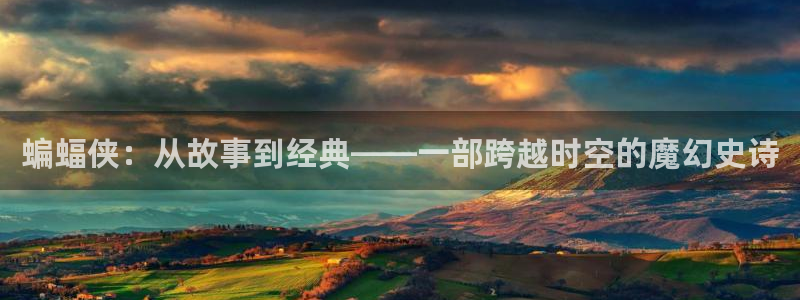 静漫天堂破解版：蝙蝠侠：从故事到经典——一部跨越时空的魔幻史诗